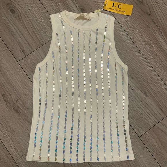 Iridescent Sequin Women's Top - Picture 1 of 2